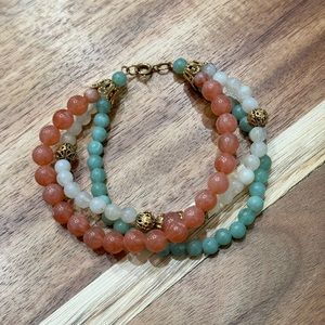 Vintage Multicolored Bead Bracelet